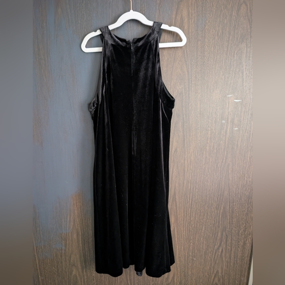 🖤 BETSEY JOHNSON Velvet Mini Dress - Black - Size 2 🖤 - Picture 6 of 8
